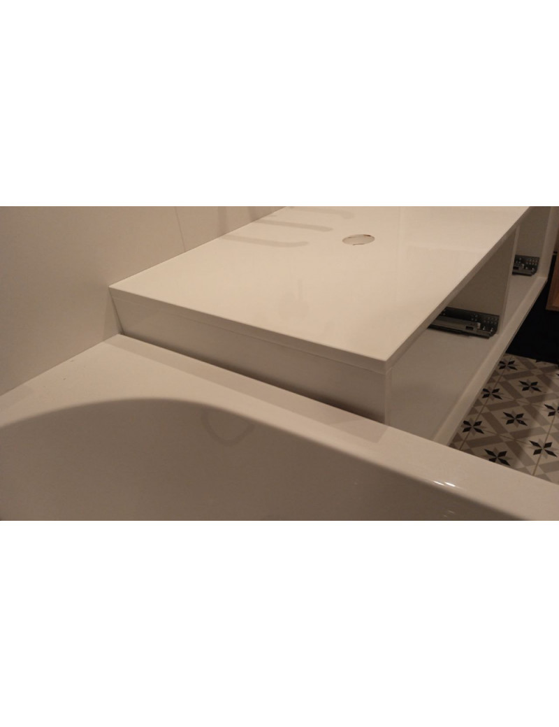 Столешница для ванной Smart Quartz Super White