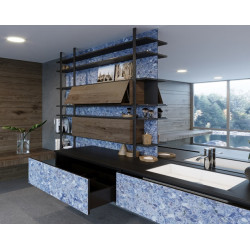 Кварцевый агломерат TERRA BLUE BQ5732 5 мм